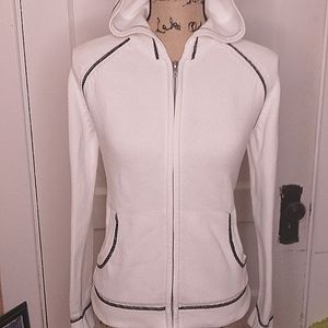 Hooded Cable Knit Sweater